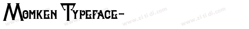Momken Typeface字体转换